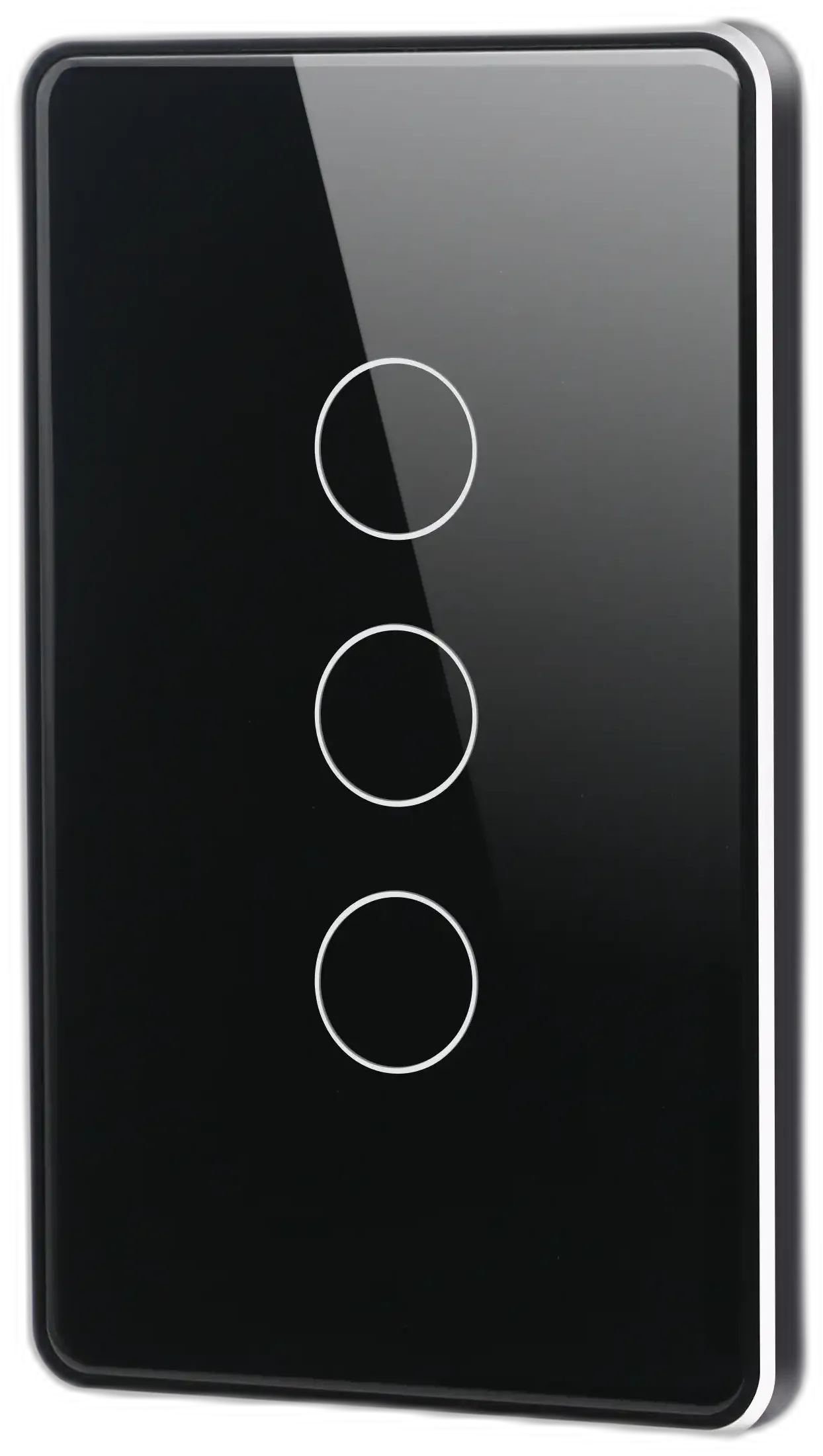 3 relay channel, ZigBee3.0 protocol, touch sensing, IP20 Rating.